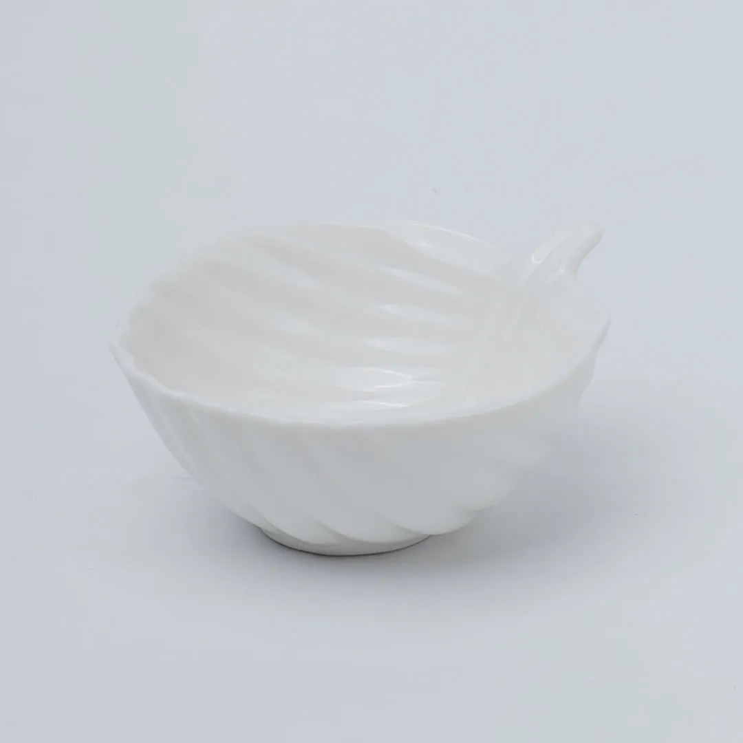 Off White Ceramic Dish - Pack Of 3, Plain - Detailed Feature View 4
