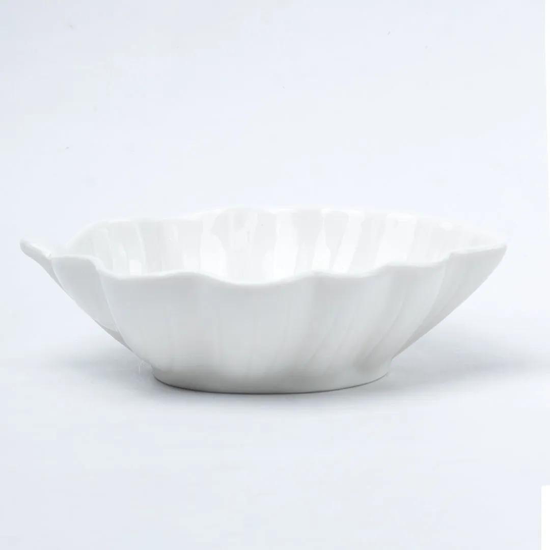 Off White Ceramic Dish - Pack Of 3, Plain - Detailed Feature View 5