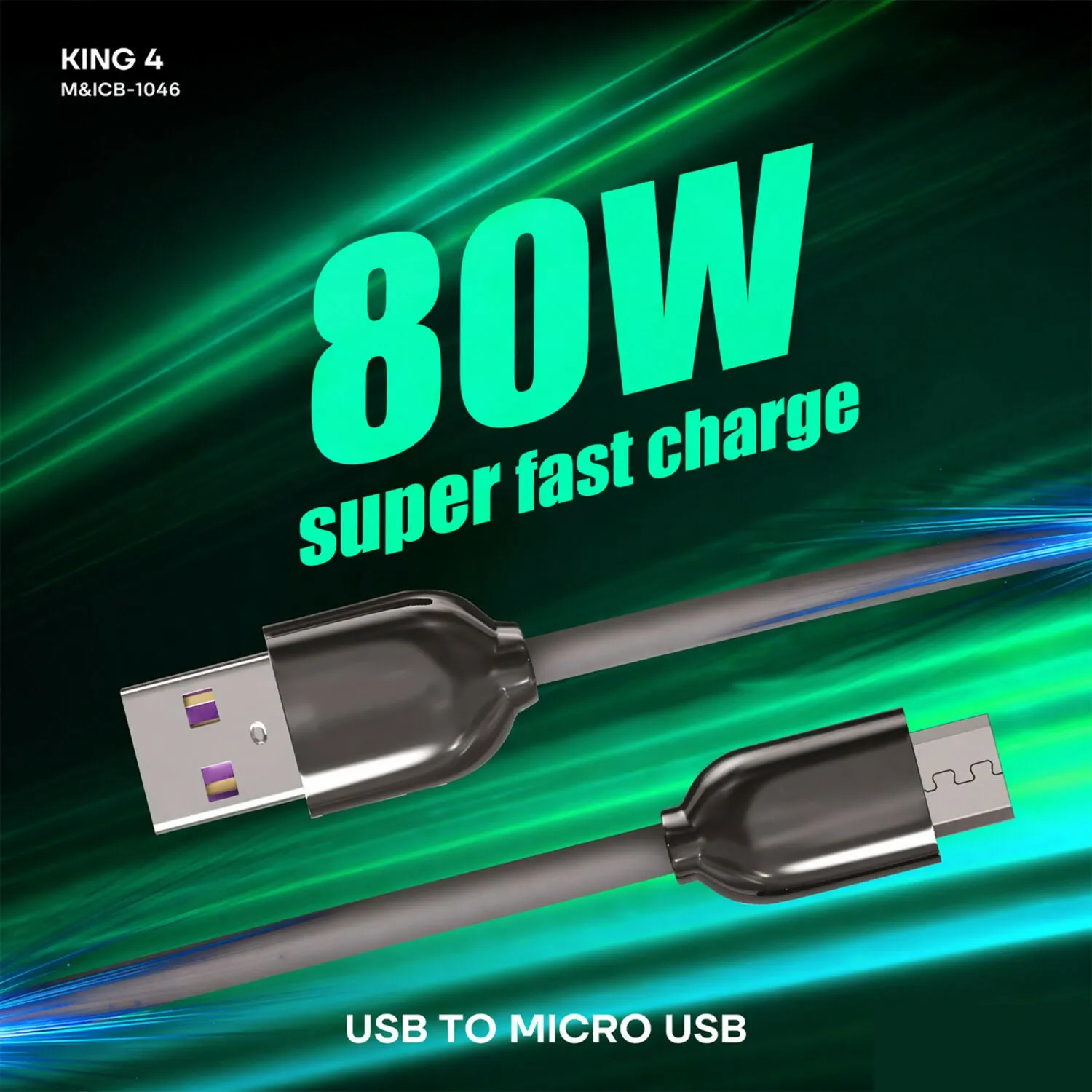 High Speed USB to Micro USB Cable – Supports Fast Charge & Data Transfer - Detailed Feature View 2