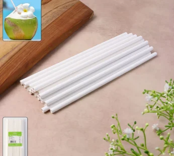 Paper Straws – Sog-Resistant & Eco-Friendly 6mm x 200mm, 50 pcs