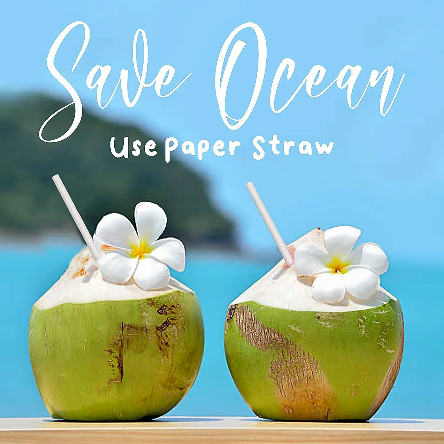 Paper Straws – Sog-Resistant & Eco-Friendly 6mm x 200mm, 50 pcs - Detailed Feature View 2