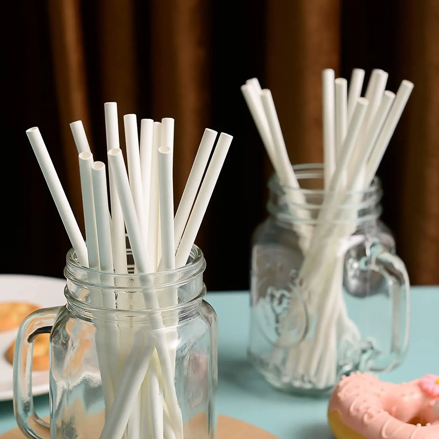 Paper Straws – Sog-Resistant & Eco-Friendly 6mm x 200mm, 50 pcs - Detailed Feature View 5