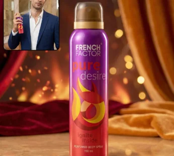 French Factor Perfumed Body Spray – Long Lasting Freshness & Odor Control