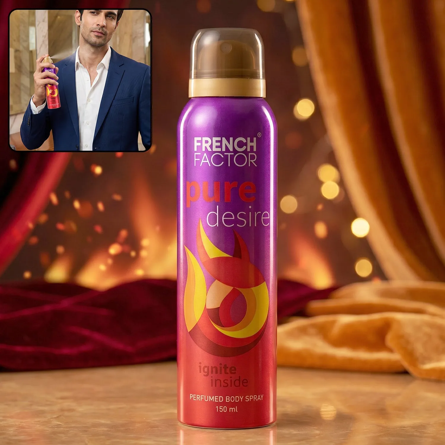 Premium French Factor Perfumed Body Spray – Long Lasting Freshness & Odor Control - Buy Online at Alikart