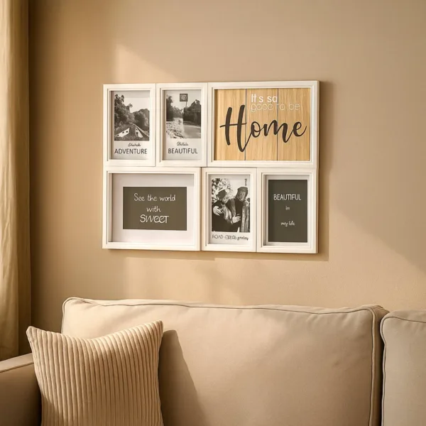 Photo Frame (Collage) – Off White Rectangle