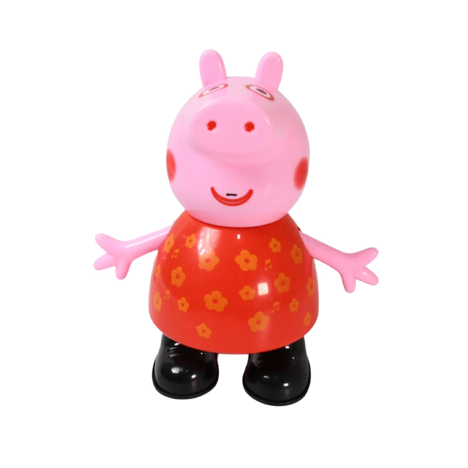 Pig Pretend Play Toy – Movable Soft Rubber Figure | Play & Move - Detailed Feature View 4