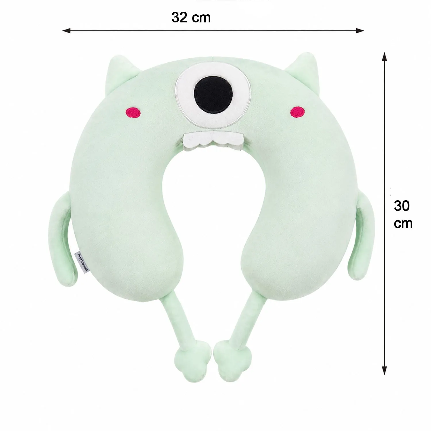 Mix Design Travel Neck Pillow U Shape Soft Head Support Cushion (1 Pc) - Detailed Feature View 5