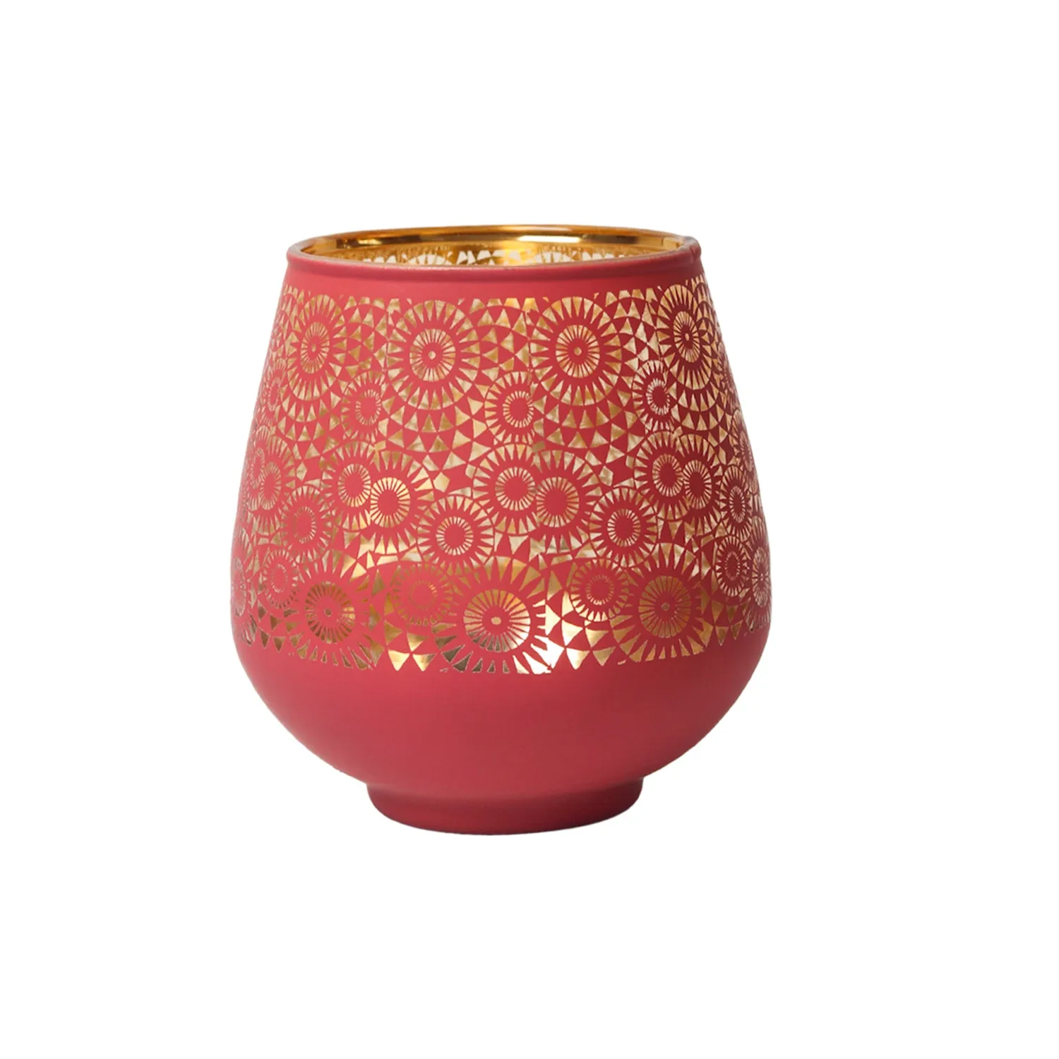 Pink + Golden T-Lite Holders - Detailed Feature View 3