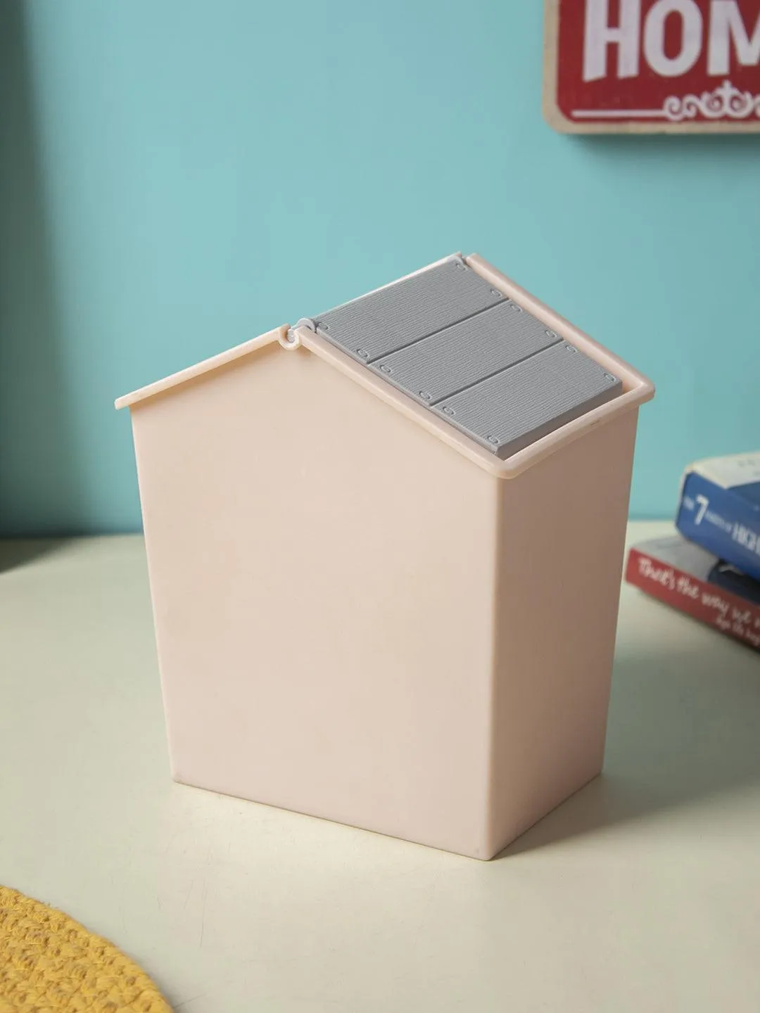Premium Pink Plastic Swing Dustbin - Buy Online at Alikart