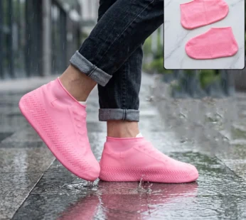 Large Size Reusable Waterproof Shoe Cover Silicone Rain Protector (1 Pair)