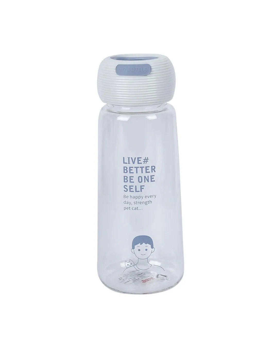 Plastic, Water Bottle 360 Ml, Quirky Quotes, Glossy : Finish, Multicolor - Detailed Feature View 10