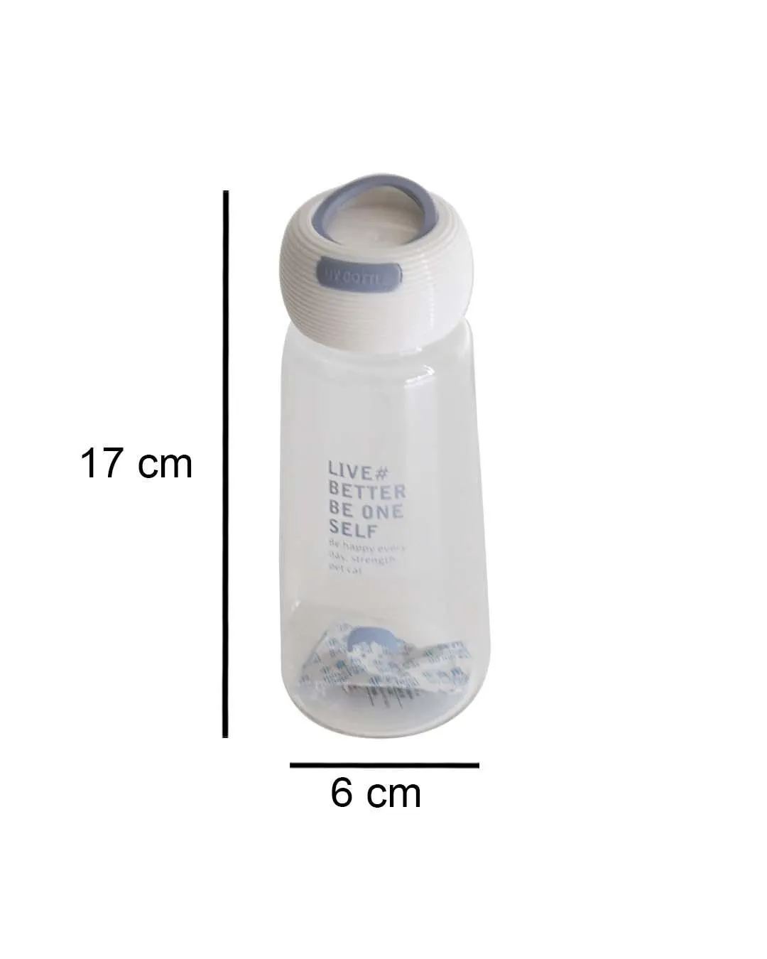Plastic, Water Bottle 360 Ml, Quirky Quotes, Glossy : Finish, Multicolor - Detailed Feature View 11