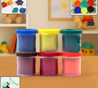 Play Dough Set – 6 Assorted Non-Toxic Shades with Tools for Kids