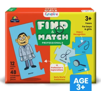 Professionals Puzzle for Kids 3+ – Learn Careers with 48 Pieces