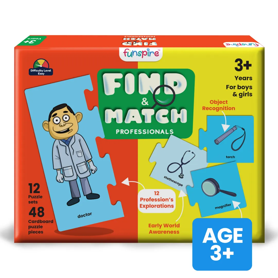 Premium Professionals Puzzle for Kids 3+ – Learn Careers with 48 Pieces - Buy Online at Alikart
