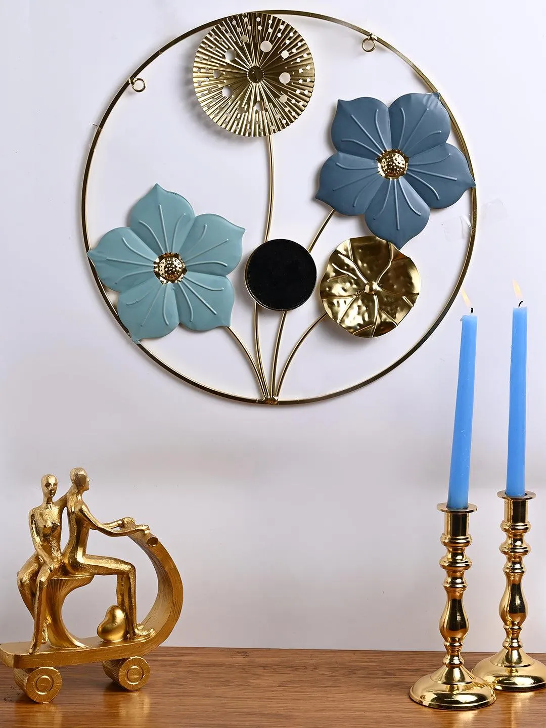 Premium Radiant Sunflower - Round Wall Plaque - Buy Online at Alikart