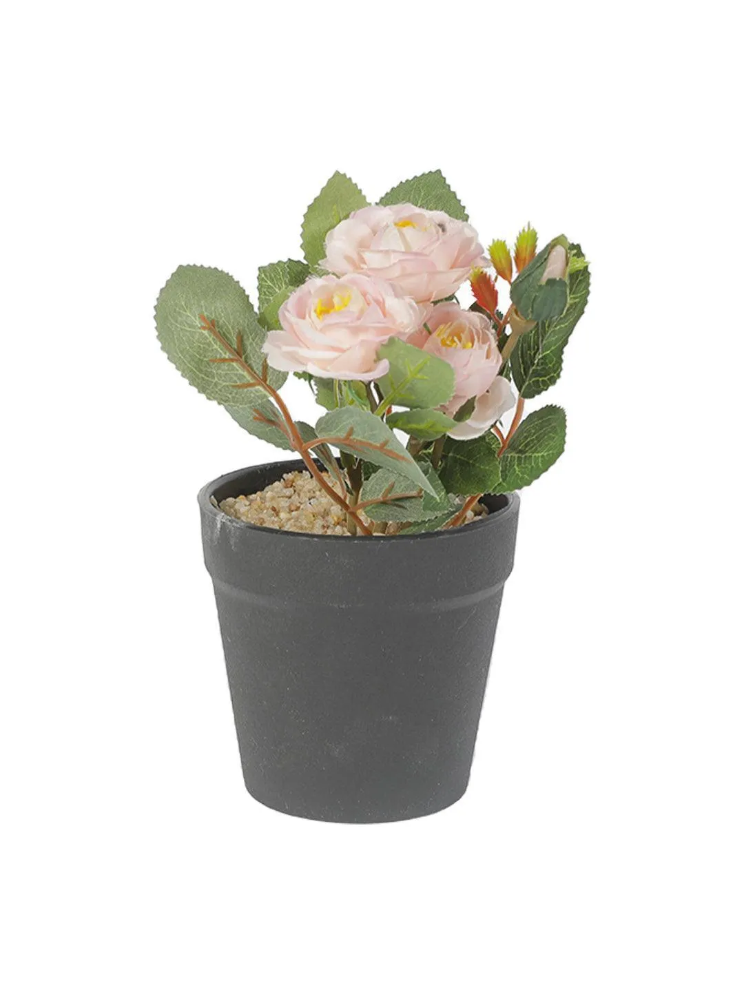 Realistic Artificial Bonsai Fake Rose Flower Plant Pot - Detailed Feature View 11