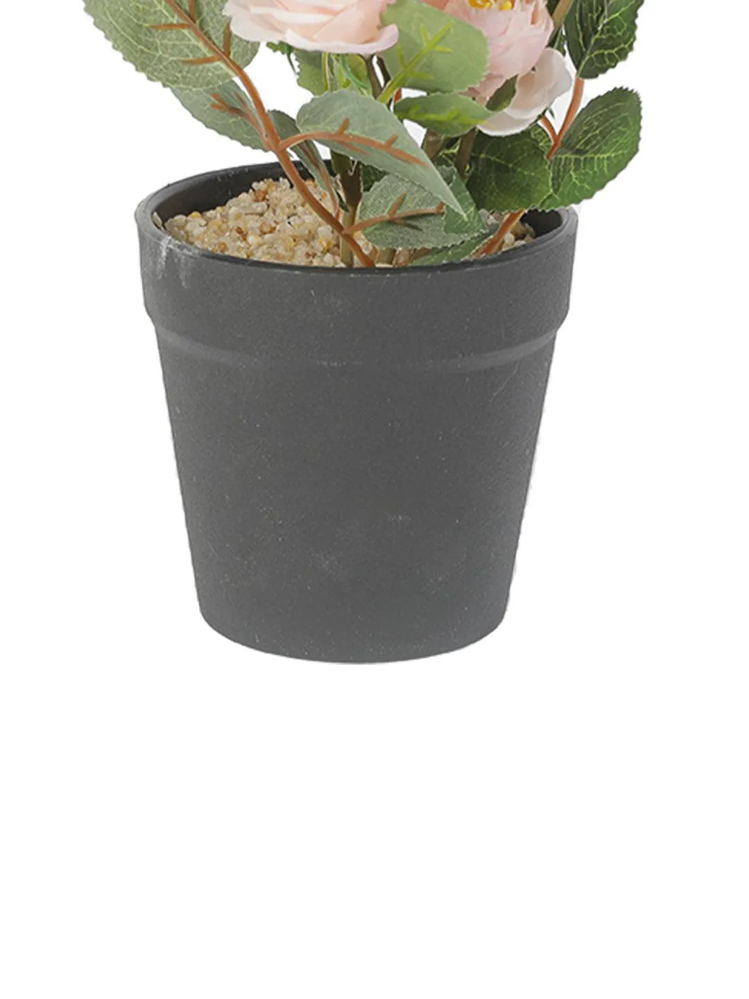 Realistic Artificial Bonsai Fake Rose Flower Plant Pot - Detailed Feature View 13