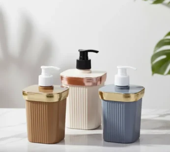 Fresh Fusion Soap Dispenser – Refillable Hand Wash & Liquid Soap Bottle for Bathroom, Kitchen & Travel (Random color-Pack of 1)