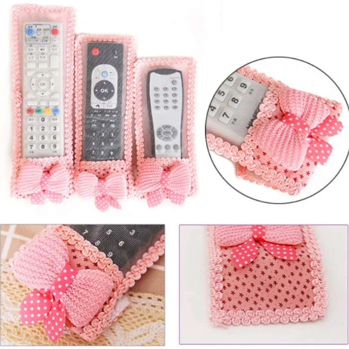 Premium Remote Control Cover 3 Pcs Set – Soft Protective Case | Dustproof, Washable TV Remote Covers (Random Color) - Buy Online at Alikart