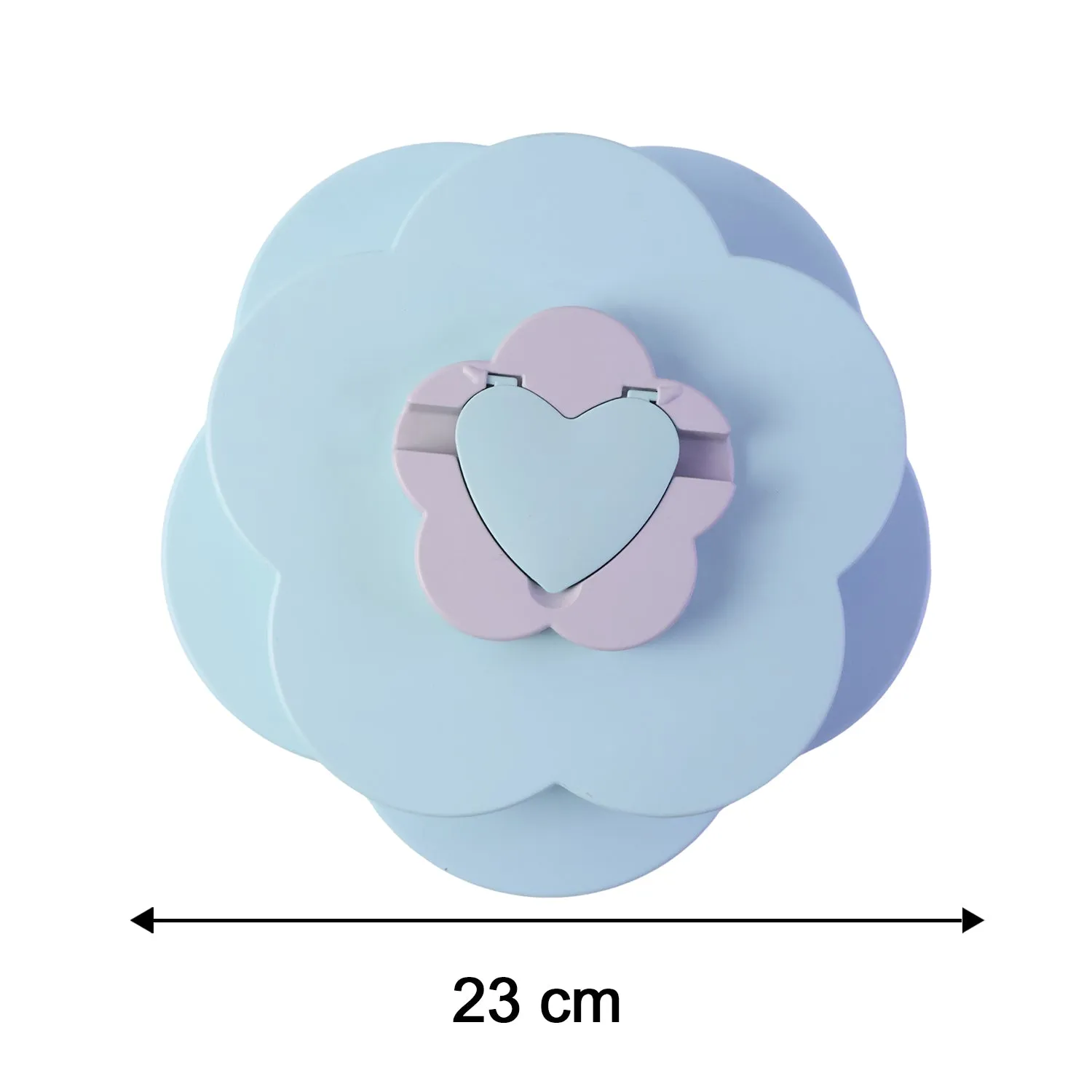 Rotating Candy Dish Flower Shape Multi Section Snack Box with Phone Holder (1 Set) - Detailed Feature View 5
