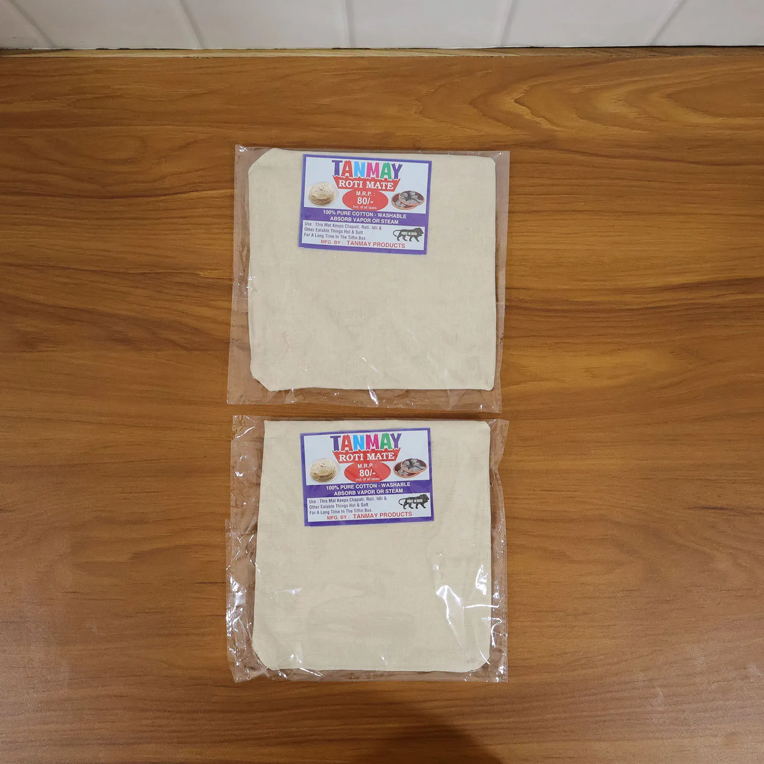 Cotton Roti Cloth Cover – Keep Rotis Warm & Soft Pack of 2 - Detailed Feature View 8