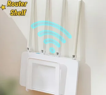 Home Router Storage Box – Wall Mounted Organizer Rack for Wireless WiFi, TV Set-Top Box & Living Room Essentials(Pack of 1)