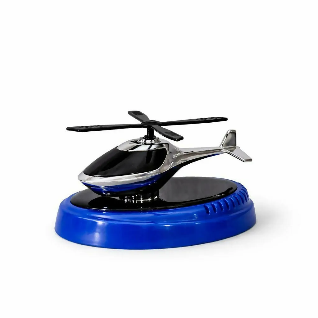 Solar Helicopter Car Air Freshener – Stylish & Sunlight-Powered - Detailed Feature View 3
