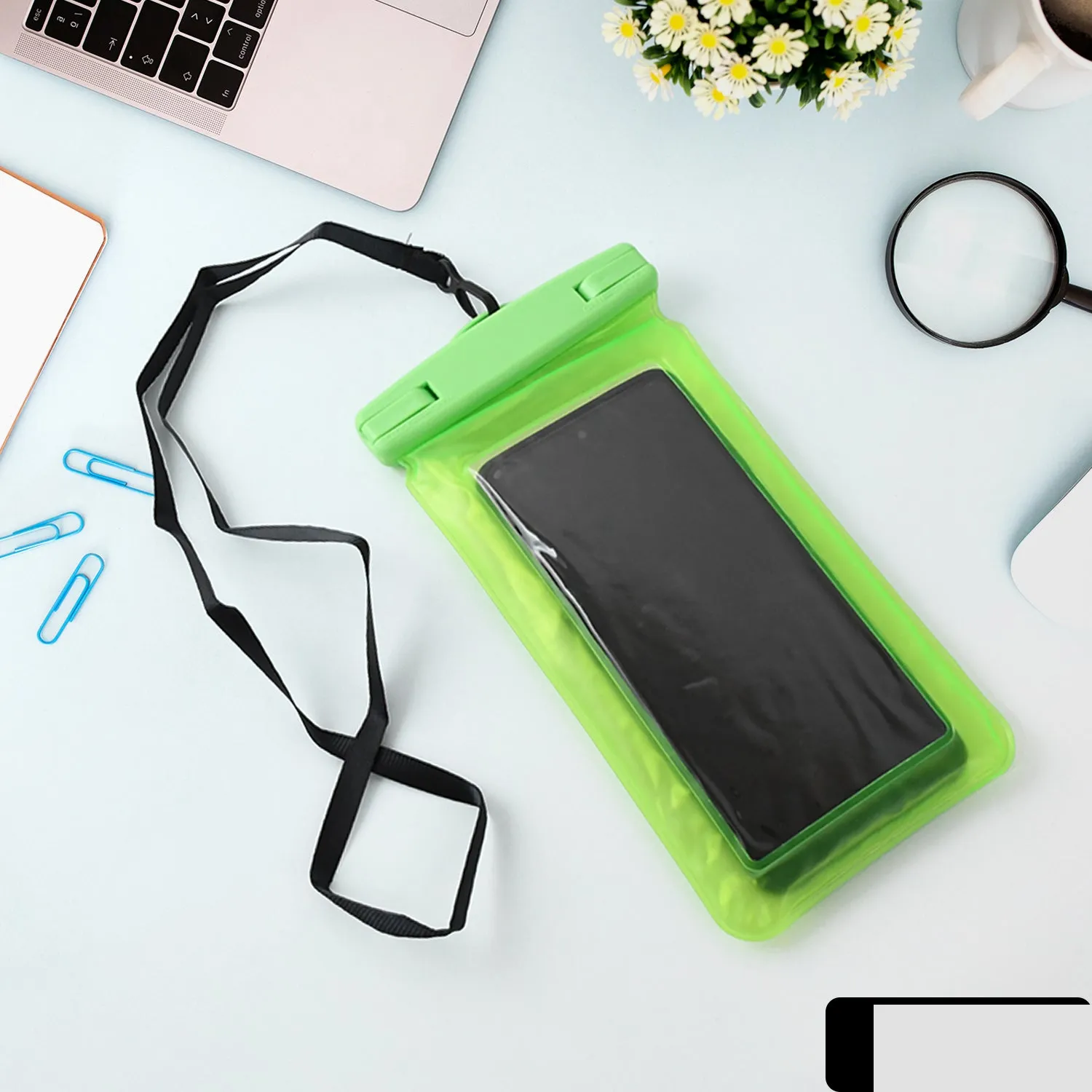 Waterproof Phone Pouch – Clear Dry Bag for Mobiles - Detailed Feature View 1