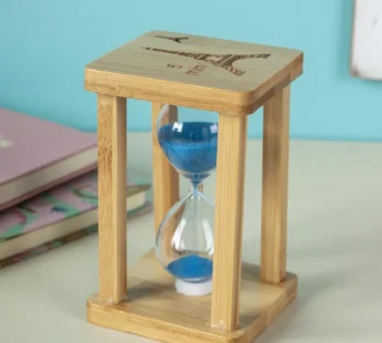 Sand Timer, Hour Glass, for Home Décor, Blue, MDF