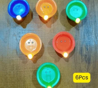 6pcs Colorful Water Sensor Diya for Diwali Decoration Festival Water Sensor Diya for Diwali Diyas for Decoration Diwali Gifts Diwali Diya