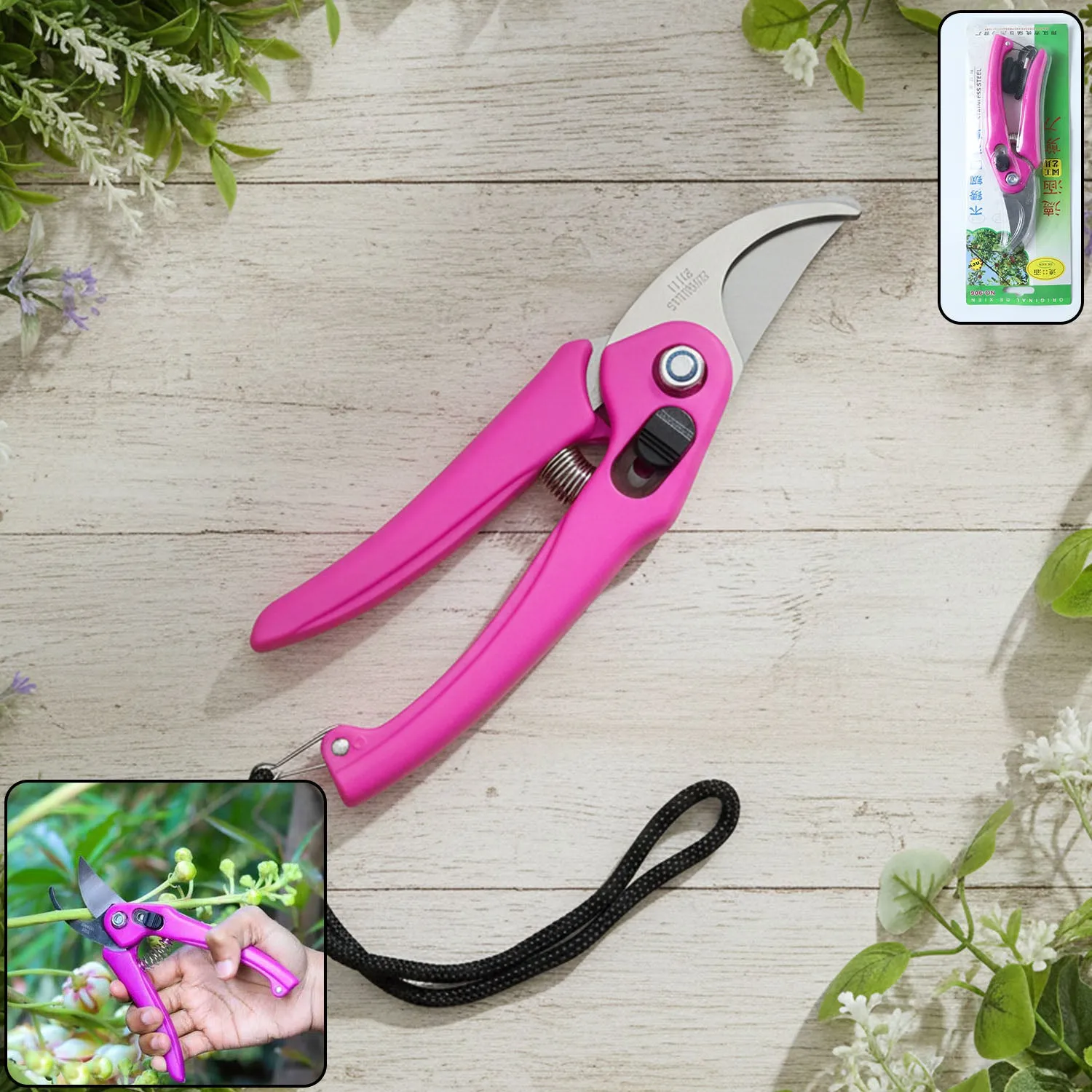 Premium Garden Scissors – Soft Grip Stainless Steel Pruner | Grow Garden Tools - Buy Online at Alikart