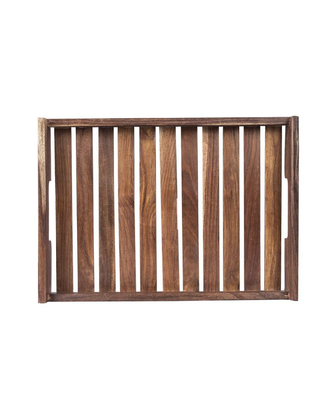 Sheesham Wood Handcrafted Large Serving Trays - Detailed Feature View 3