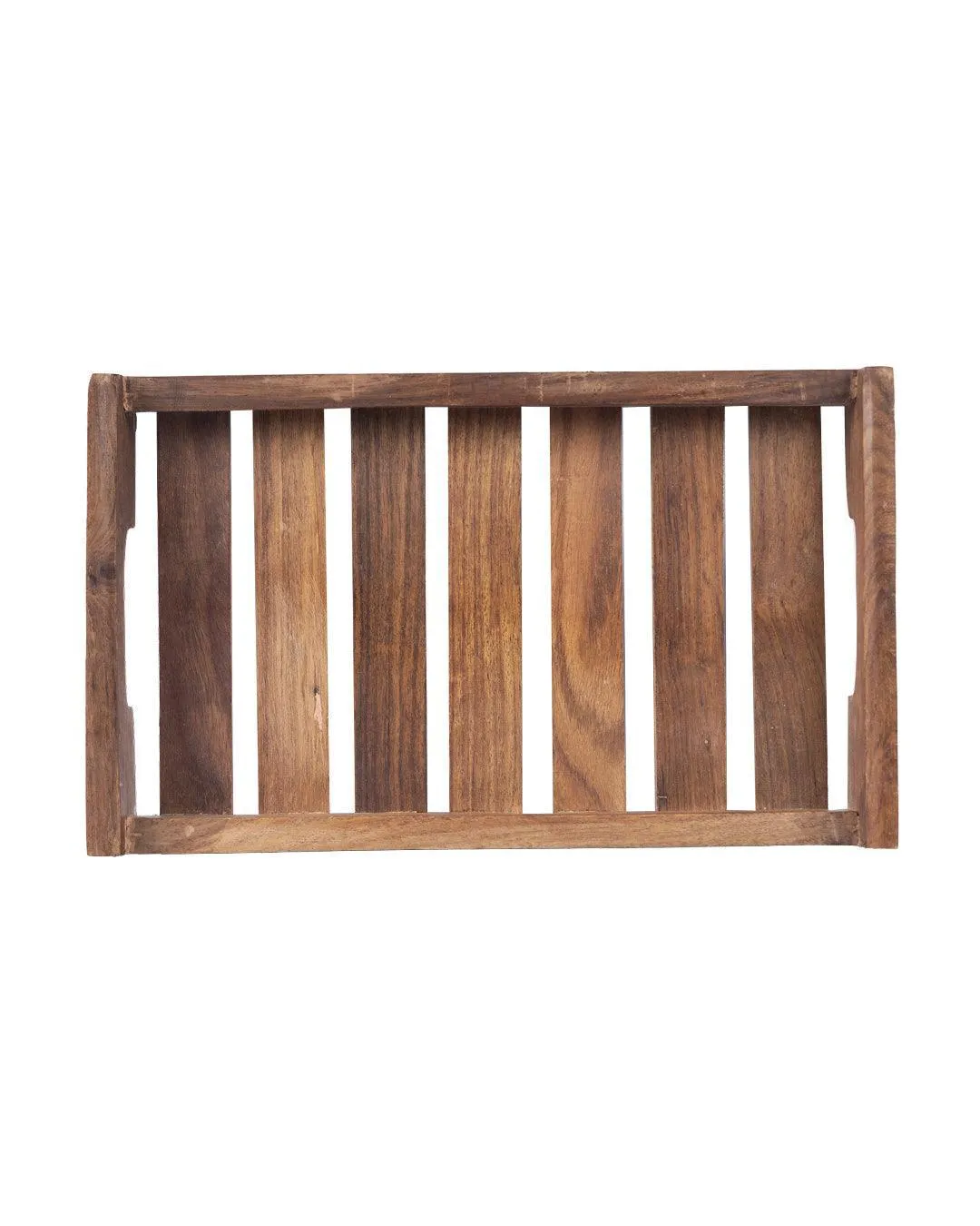 Sheesham Wood Handcrafted Small Serving Tray - Detailed Feature View 4