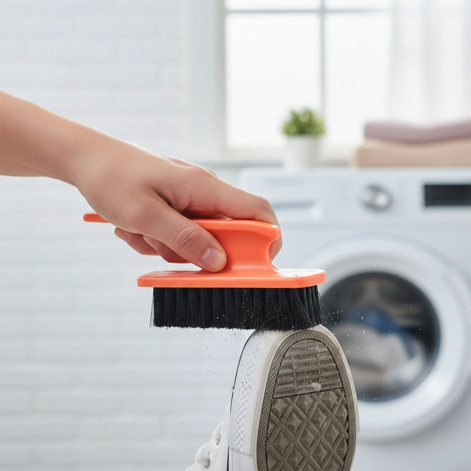 Shoe Cleaning Brush – Heavy Duty Multipurpose Scrubber - Detailed Feature View 2