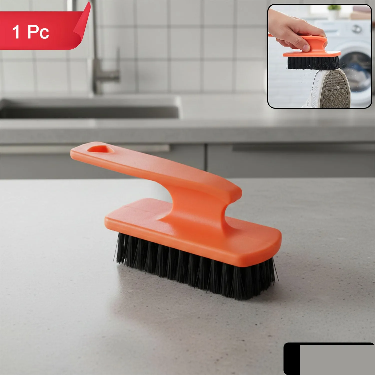 Shoe Cleaning Brush – Heavy Duty Multipurpose Scrubber - Detailed Feature View 1