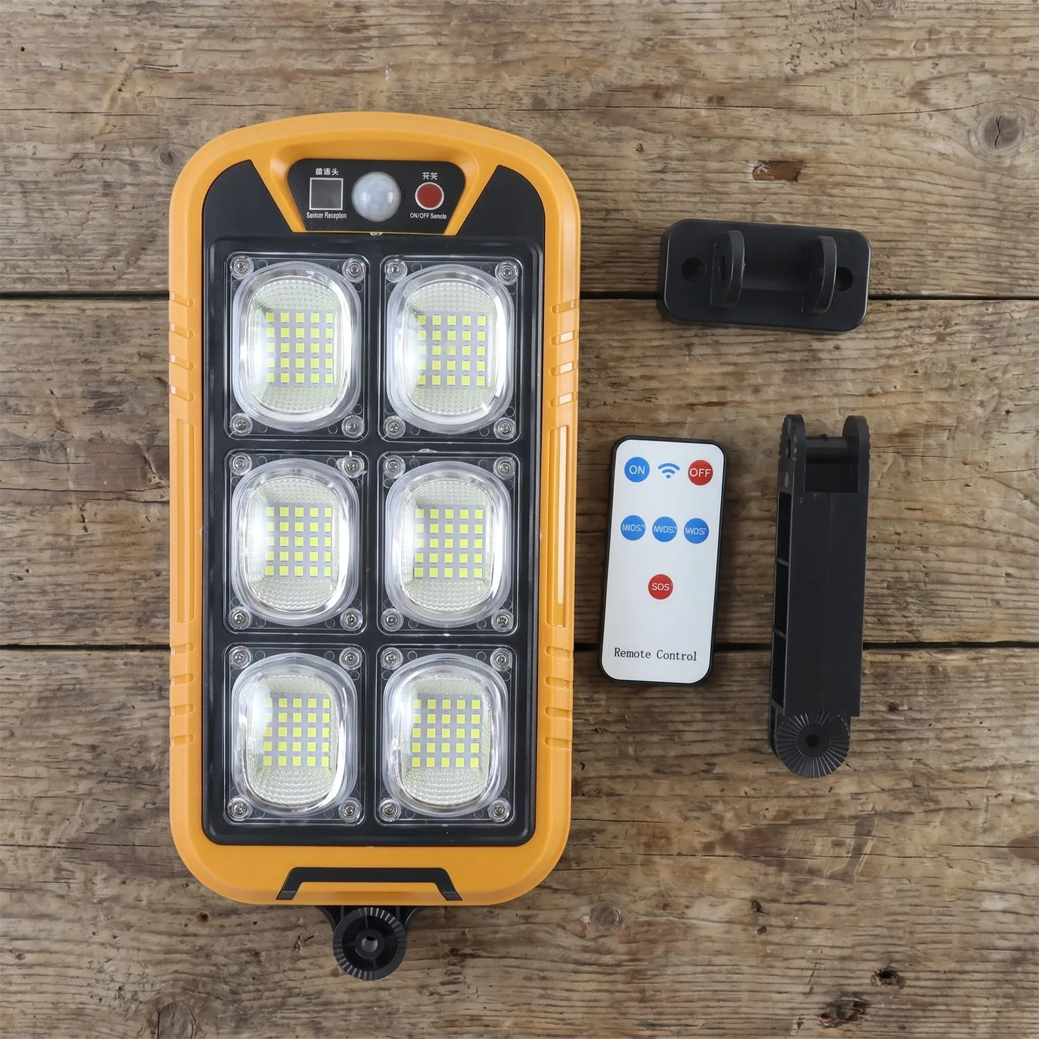 Solar LED Motion Sensor Wall Light with Remote Waterproof Outdoor (1 Set) - Detailed Feature View 9
