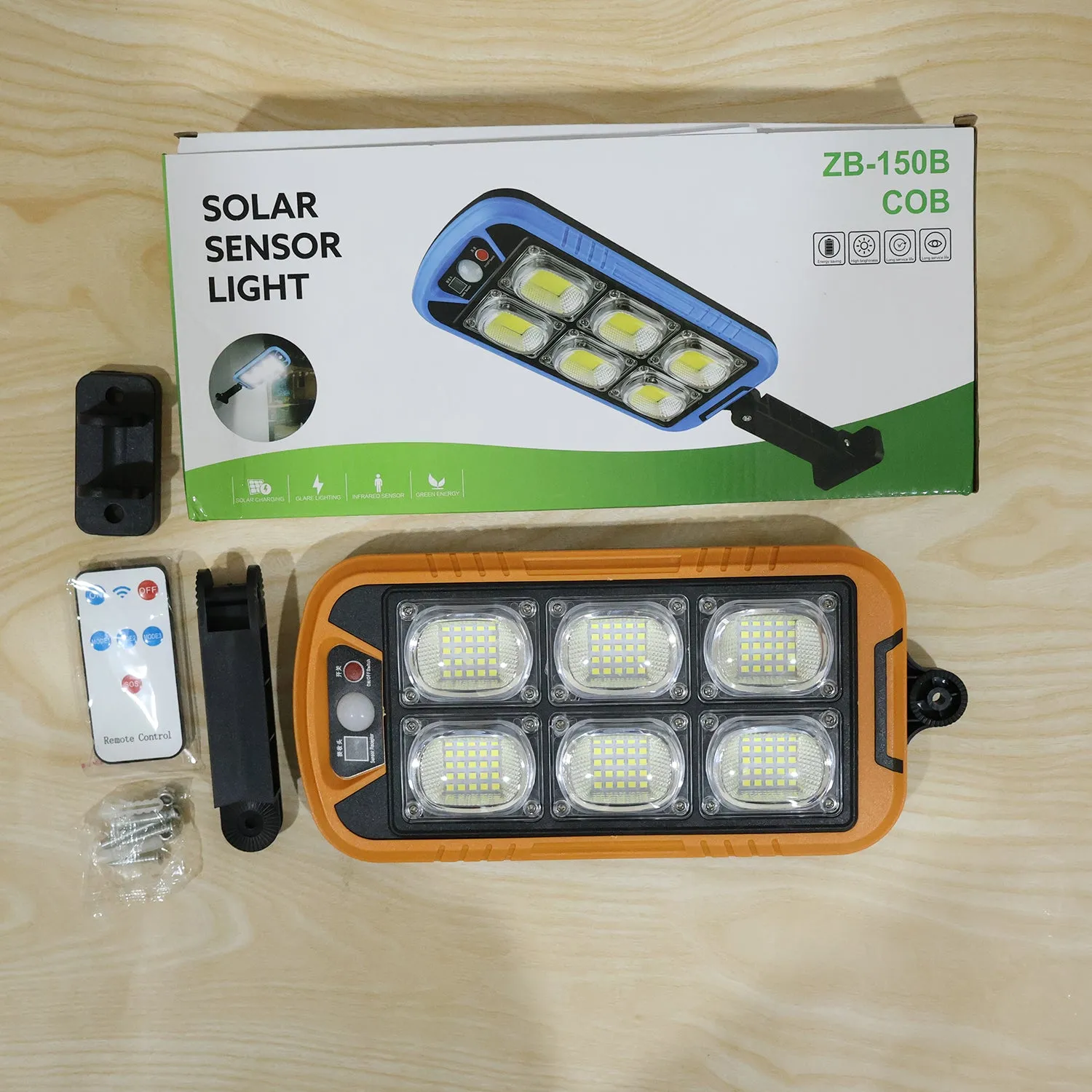 Solar LED Motion Sensor Wall Light with Remote Waterproof Outdoor (1 Set) - Detailed Feature View 10