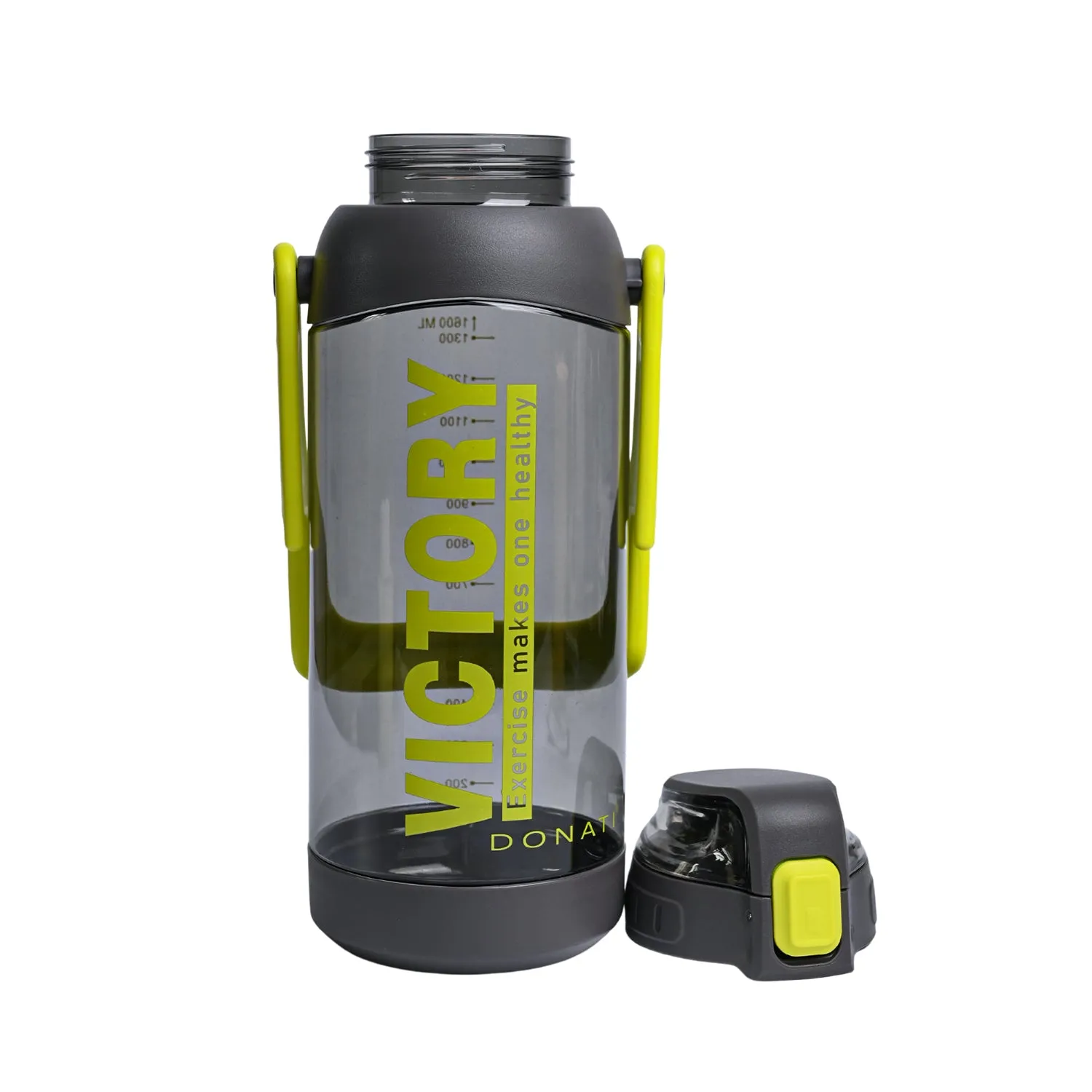 Sports Plastic Drinking Big Capacity Straw Type Bottle - 1600Ml - Detailed Feature View 4
