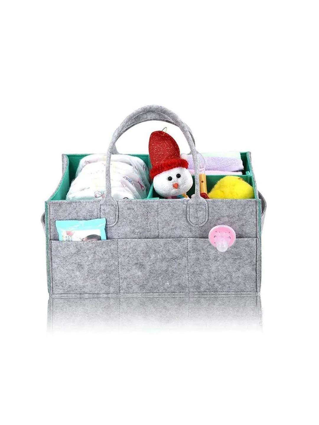 Square Felt Home Storage Organizer - 34X24X18Cm - Detailed Feature View 13