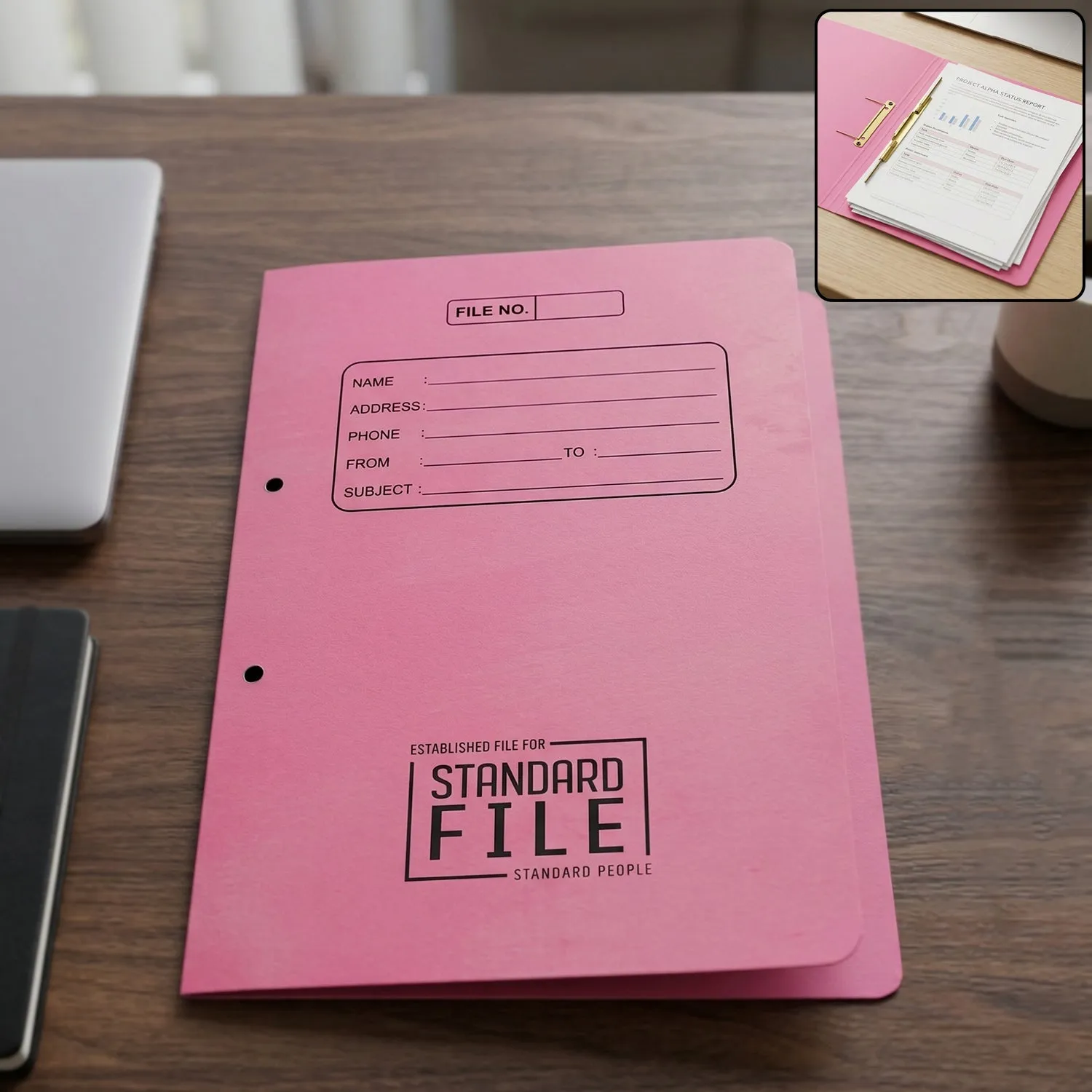 Premium Premium Spring File Folder – Heavy Duty A4 Document Organizer - Buy Online at Alikart