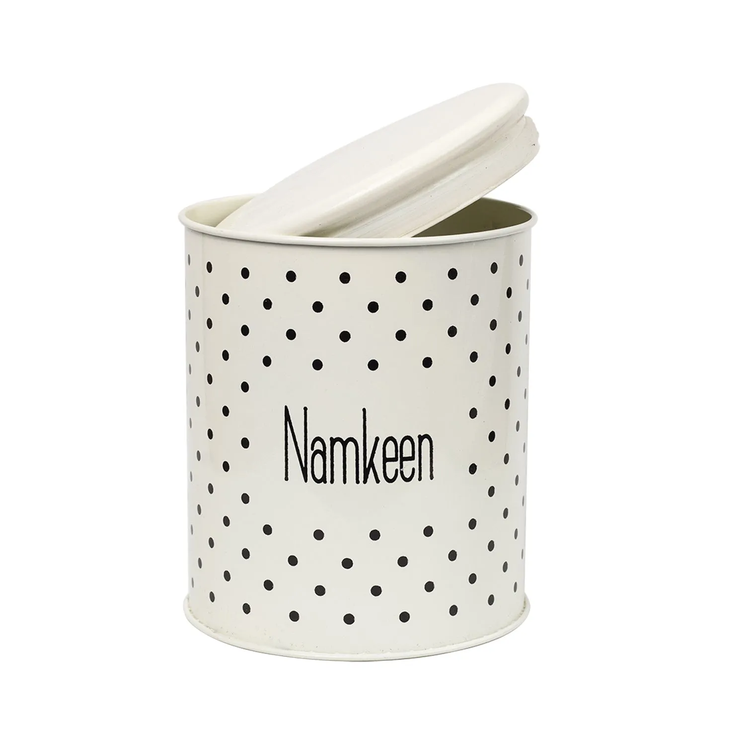 Stylish Ivory Cookie & Namkeen Jar (Each 1400 Ml) - Detailed Feature View 4