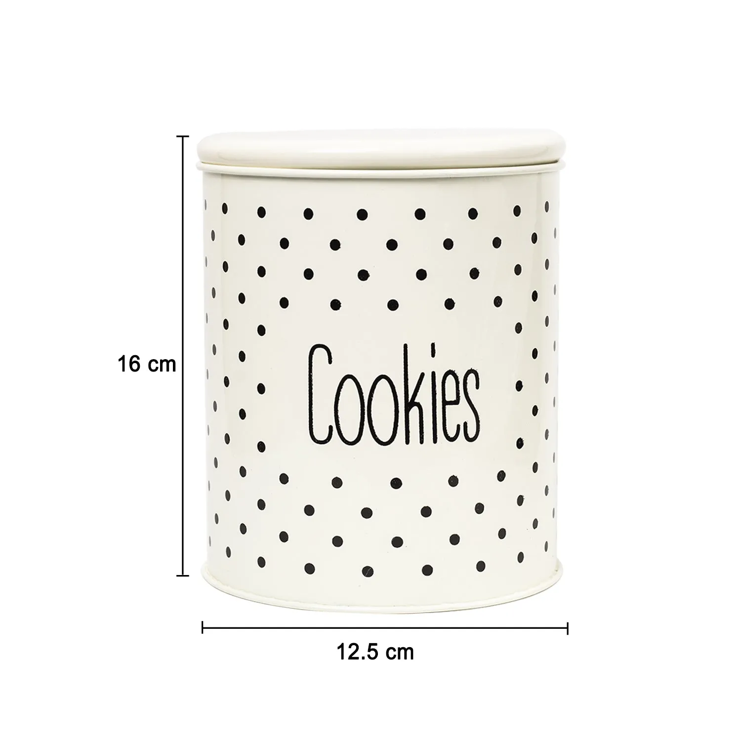 Stylish Ivory Cookie & Namkeen Jar (Each 1400 Ml) - Detailed Feature View 7