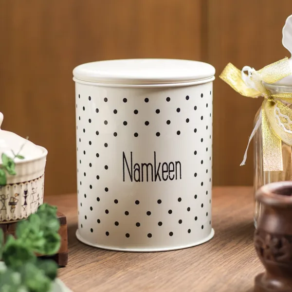 Stylish Ivory Namkeen Jar