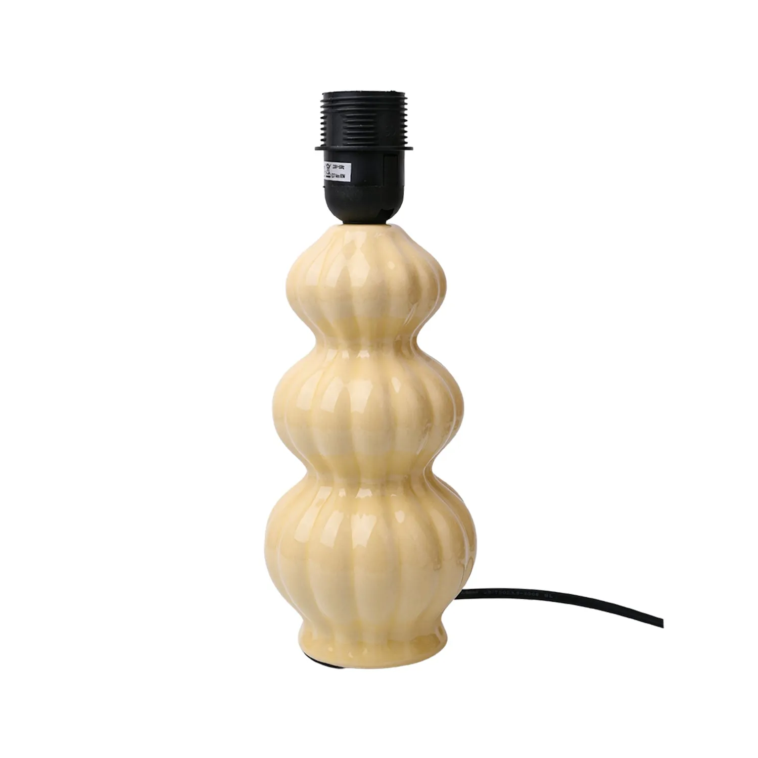 Stylish Light Yellow Table Lamp - Detailed Feature View 5