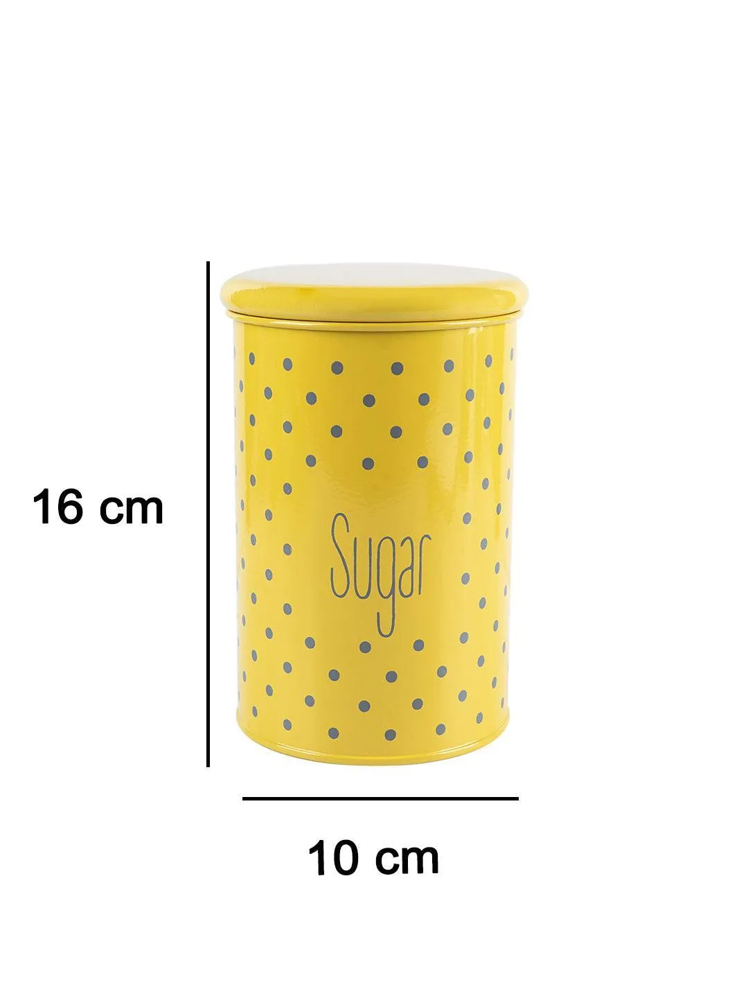 Sugar Jar With Lid - (Yellow, 900mL) - Detailed Feature View 4