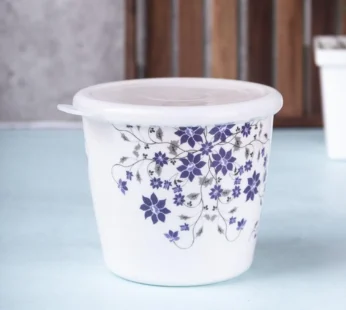 Tableware Floral Design Melamine Jar for Dining Table Storage Canister, 650 mL