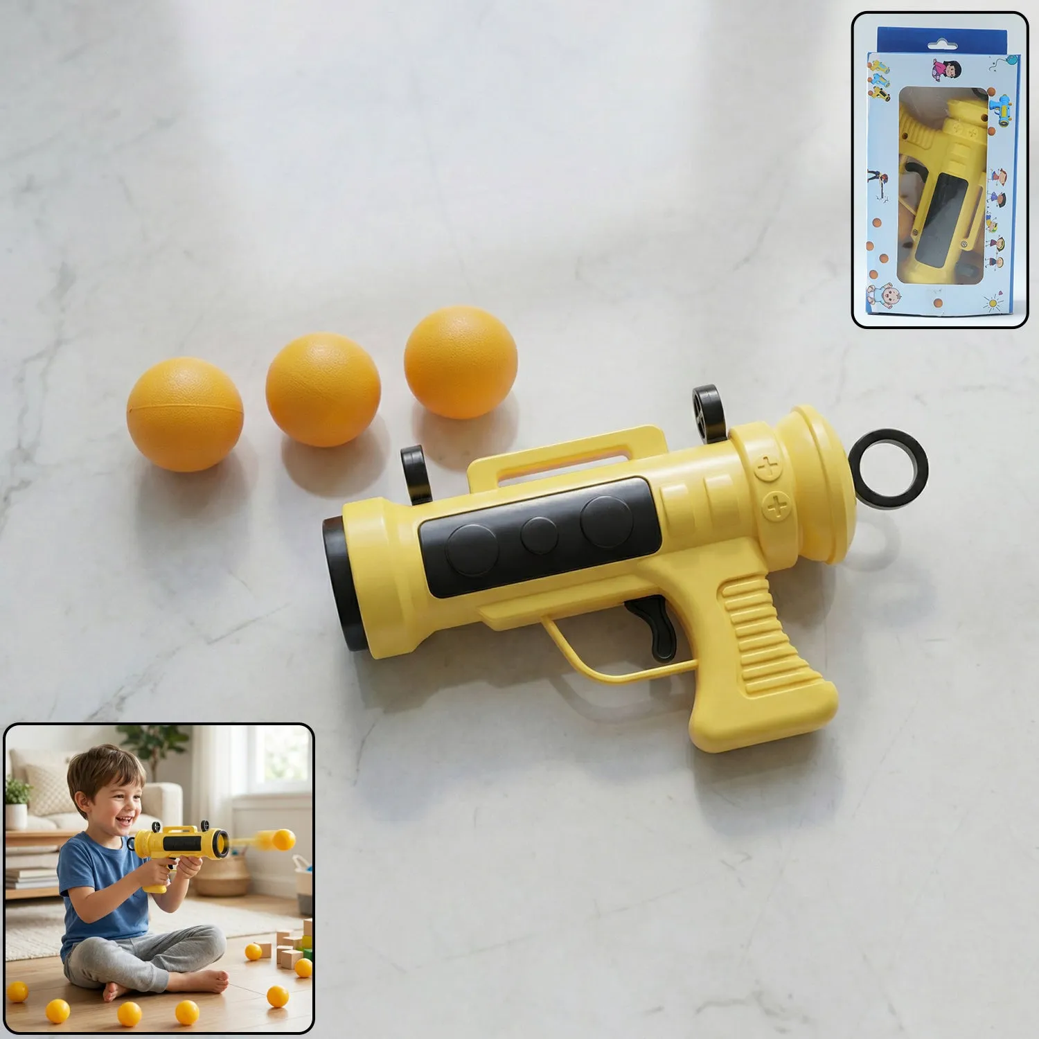 Premium Target Titan Soft Ball Shooter – Safe Indoor & Outdoor Toy for Kids - Buy Online at Alikart