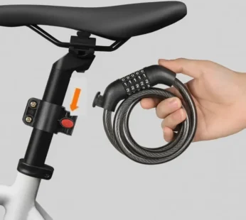 Heavy Duty Number Combination Multipurpose Lock – Anti-Theft Steel Cable Safety Lock for Bike & Bicycle (Random Color)