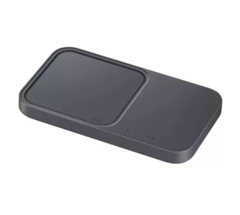 Samsung Original Wireless Charger Duo Pad – 15W Fast Wireless Charging Stand for Galaxy Phones, Buds & Watches (Black)